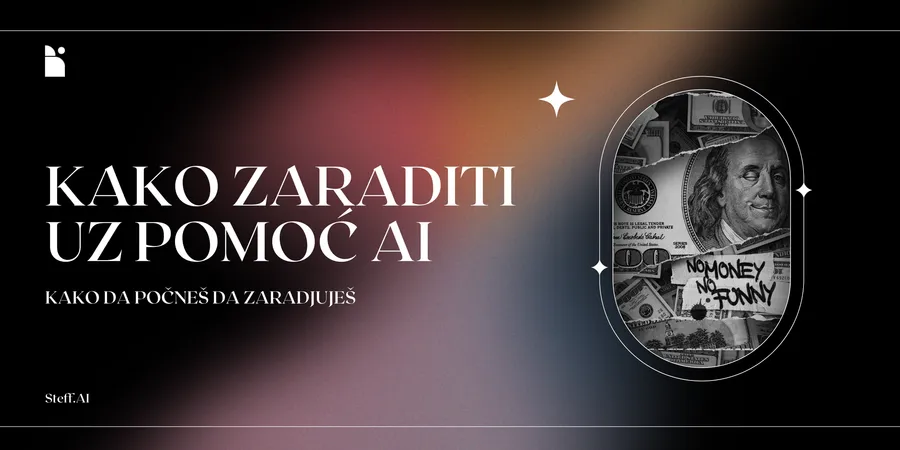 Cover kursa Kako zaraditi uz AI