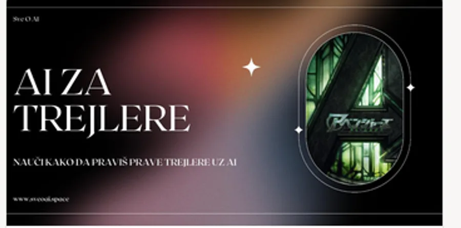 Cover kursa AI za trejlere