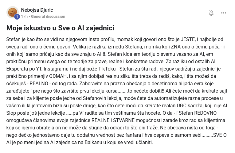 Nebojša: Stefan članovima redovno omogućava realne mogućnosti zarade kroz rad sa klijentima